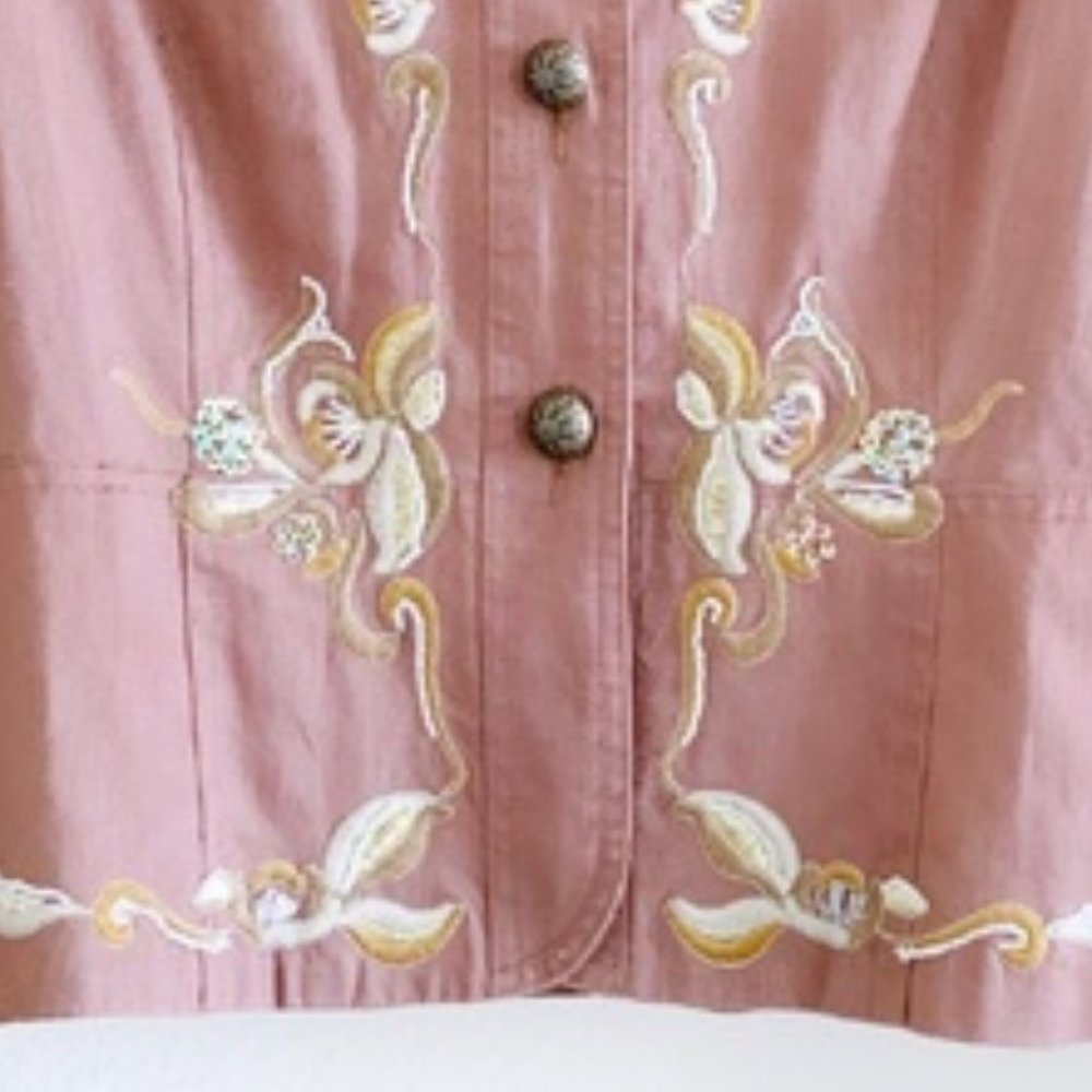 True Meaning Light Brown Sequins Blazer - image 7